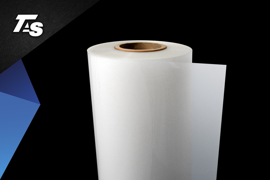 5MIL CLEAR 25*200 (3-2 PET) POLYESTER 1" CORE